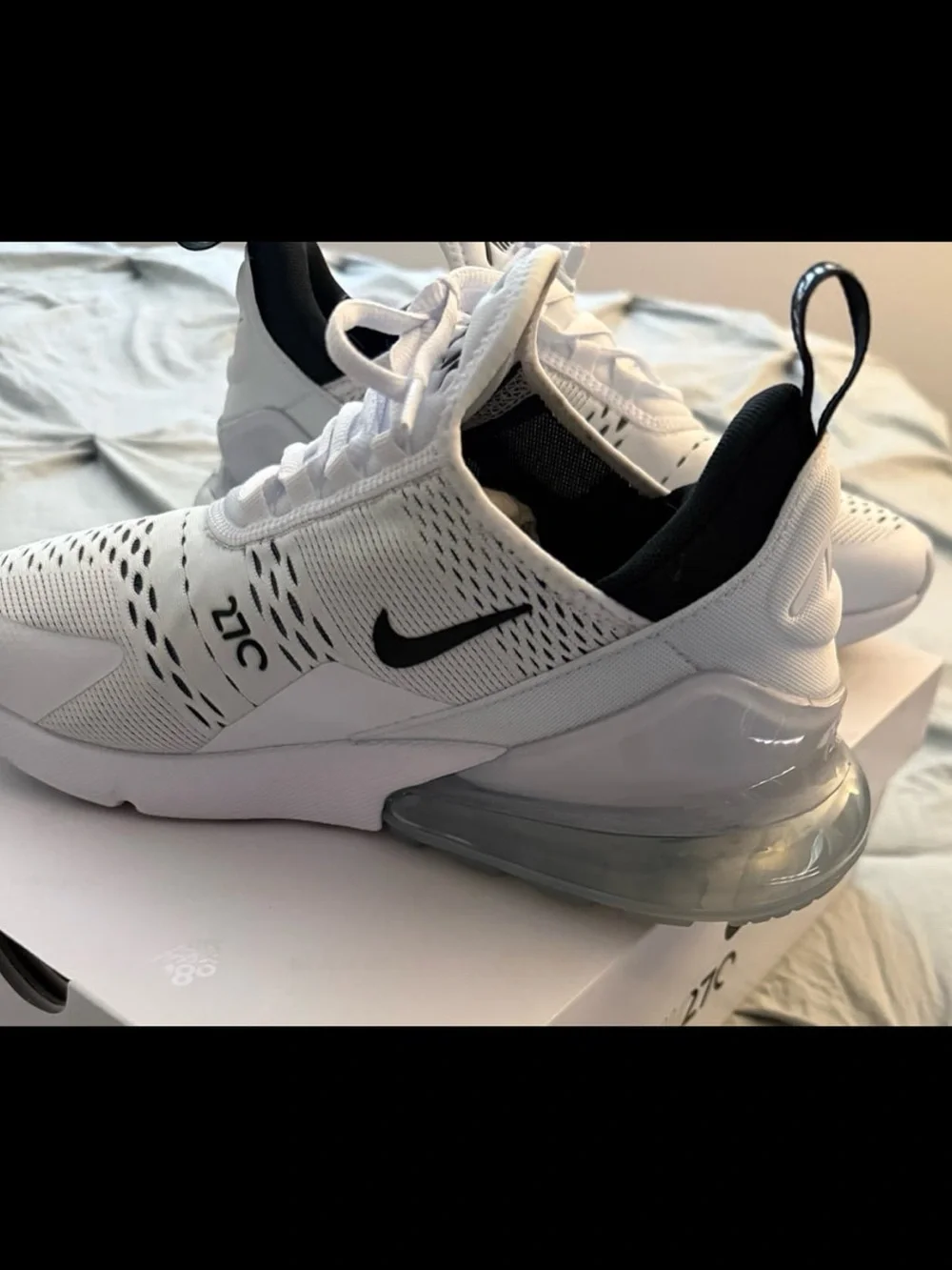 Nike Women's White and Black Breathable Running Sneakers